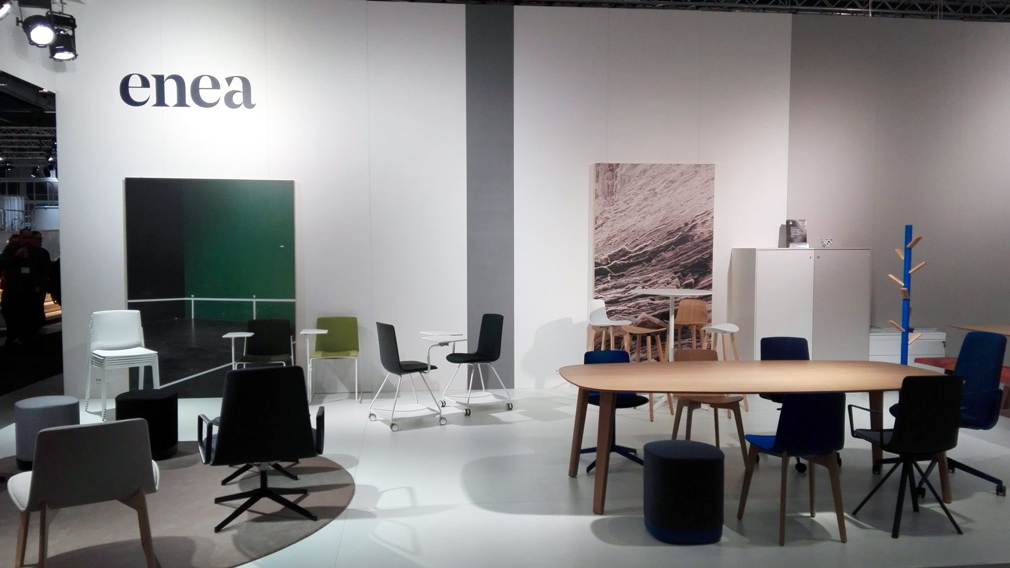enea design stand en stockholm furniture fair 2017